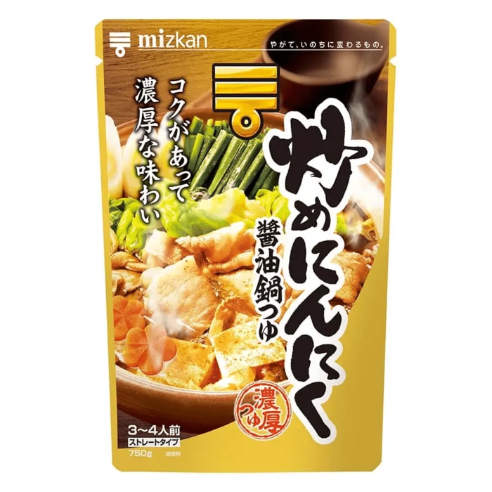 炒めにんにく醤油鍋つゆ ストレート 750g