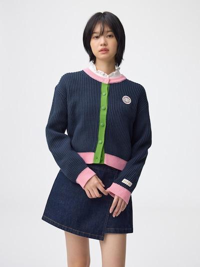 出所：GU公式 クルーネックカーディガン Harry Potter カラー 69 NAVY