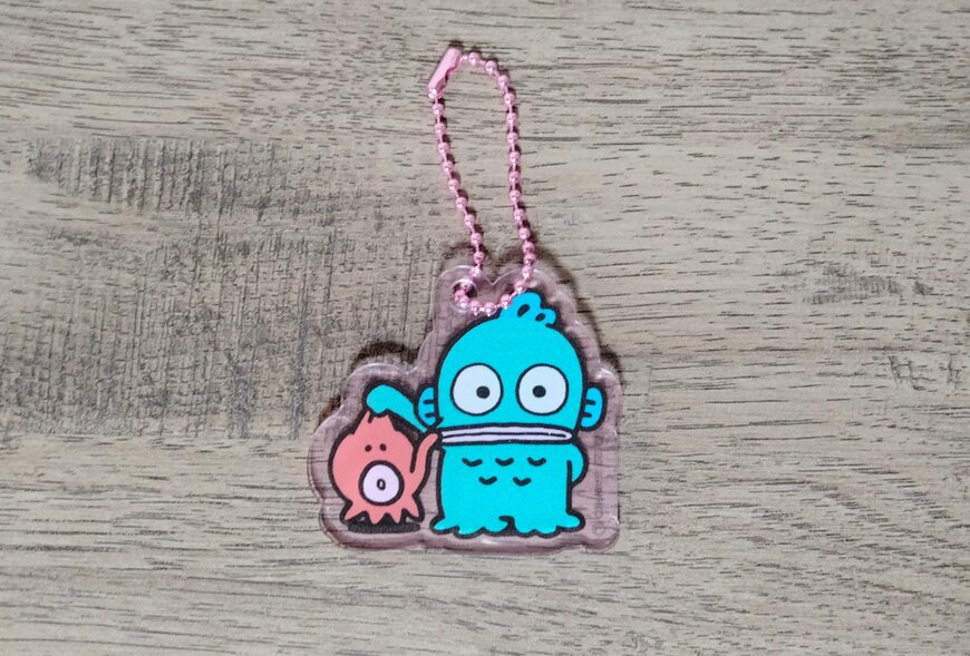 筆者撮影（セリア、アクリルキーホルダー H/G ポップ）