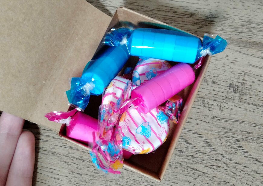 筆者撮影（セリア、ギフトボックス ブック型）