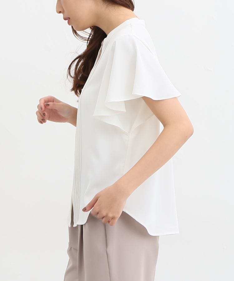 出所：ハニーズ公式通販 ピンタックブラウス 