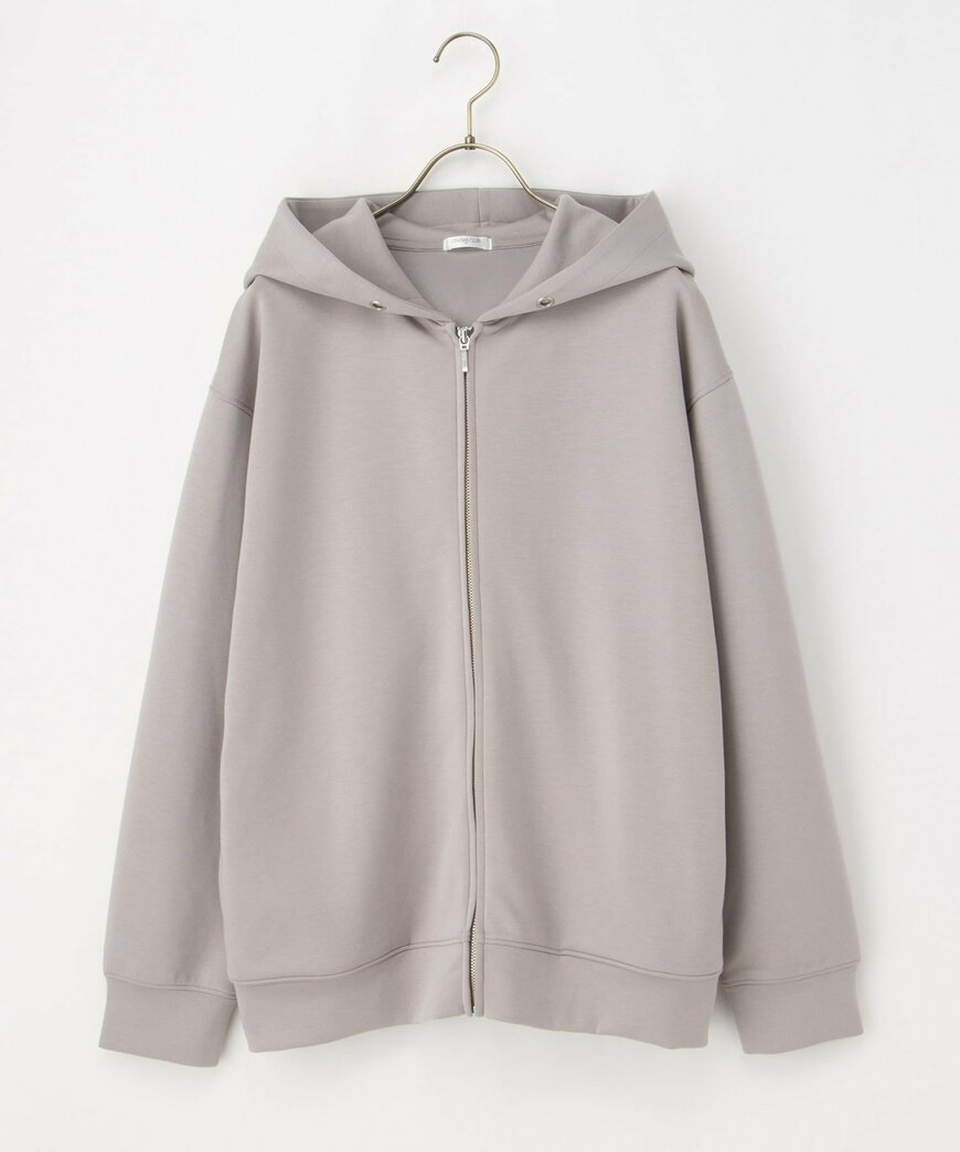 出所：ハニーズ公式　大人のゆるジップパーカー 