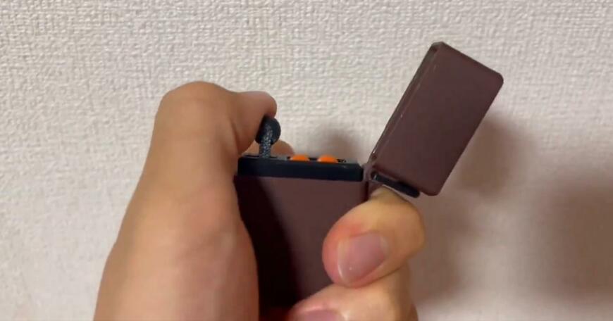 3Dプリンターで作られたライター
