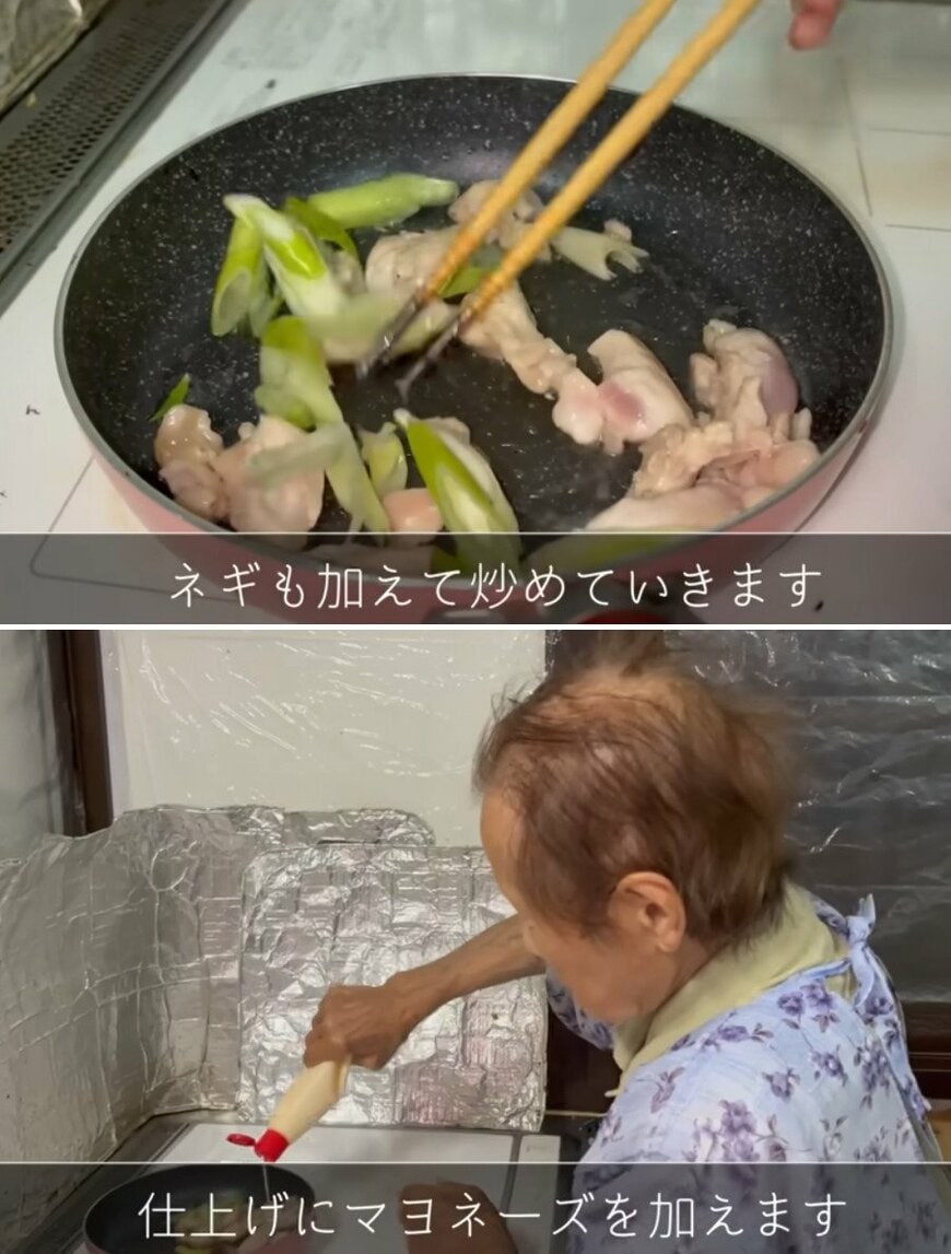 94歳の調理風景