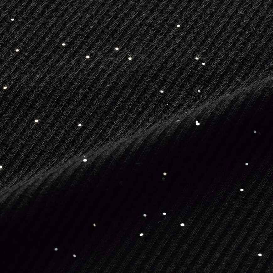 ワークマン公式　レディースリブメローハイネックラメＴシャツの画像