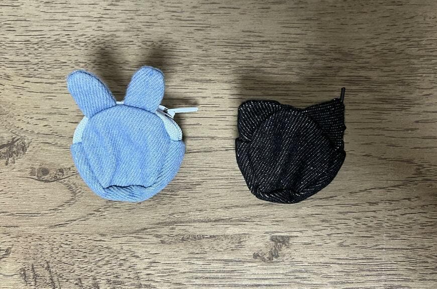 セリア、ぬいぐるみ小物 アニマルリュック デニム商品画像