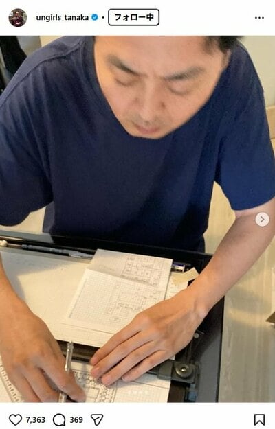 田中卓志のInstagram投稿