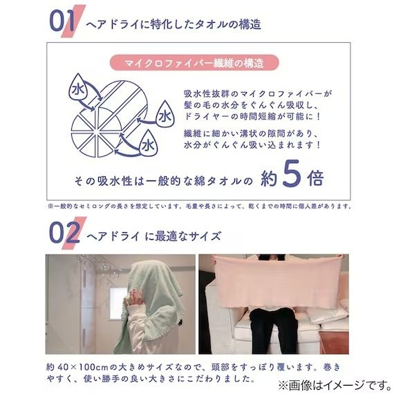 ヘアドライに最適な機能が詰まった最適な一枚