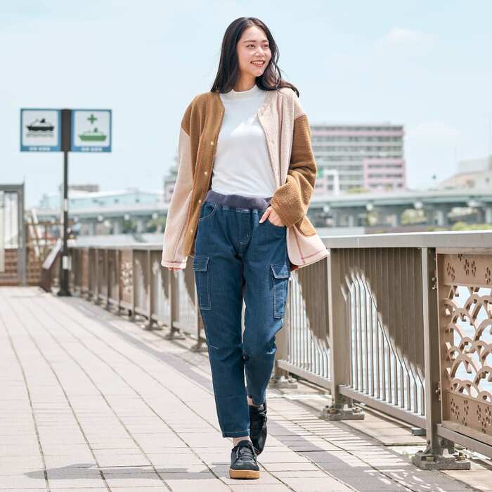 気になる体型をカバーしてくれるビッグシルエット