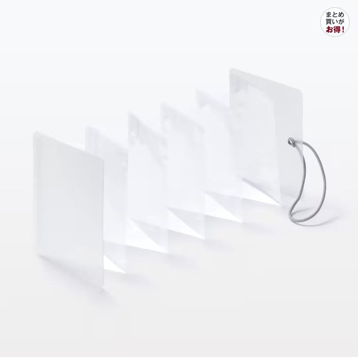 出所：無印良品ネットストア さっと開いて自立するカードファイル ポストカードサイズ 10ポケット