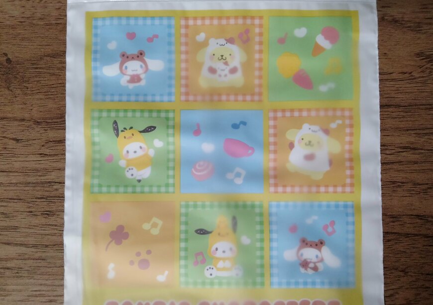 筆者撮影（ダイソー、ミニポリ巾着 2P）