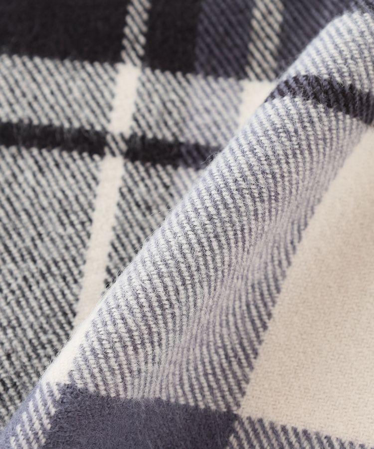 出所：ハニーズ公式通販 大チェック柄マフラー