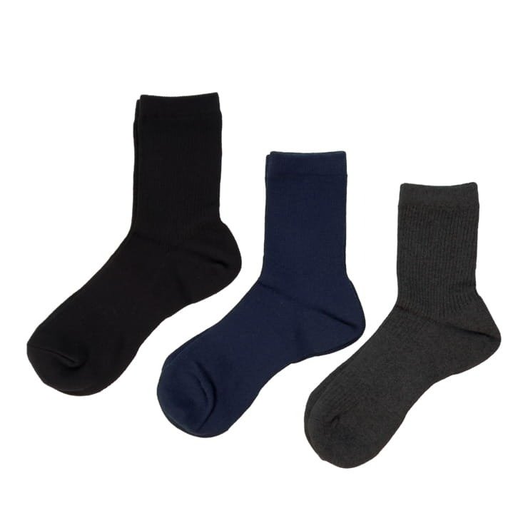 しまむら公式 メンズ 3足組ソックス(4つのこだわり×孤独のグルメ)/無地の画像