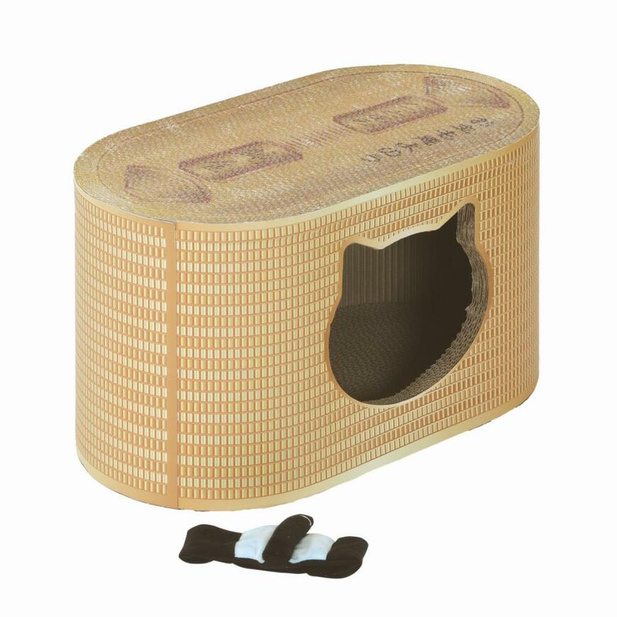 コメリ　Pet ami　猫の爪とぎ　猫に小判（お代官セット）（全体）