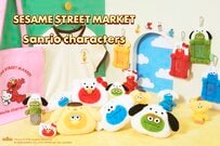 エルモがキティちゃんに大変身!?「セサミストリート×サンリオ」激かわコラボ！ポップなトートやパスケースが7月2日に発売決定！