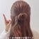 【ヘアゴム1本で完成】いつものハーフアップが垢抜け！結ぶだけで簡単「お団子ヘアアレンジ」 秋にぴったりの大人可愛いまとめ髪