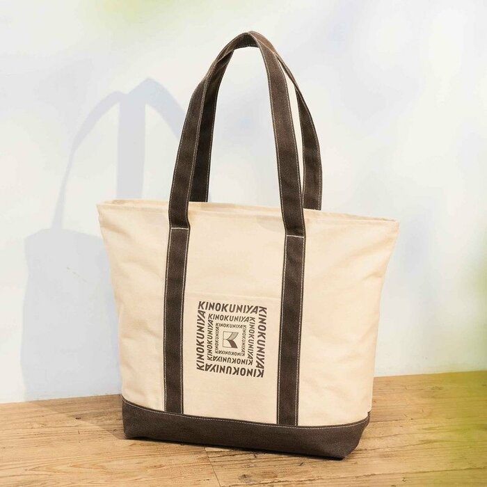 紀ノ国屋5ポケット付き！トートバッグ