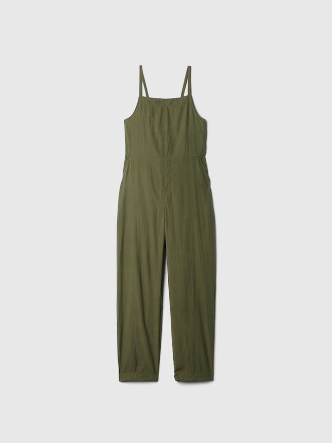 カーキ オーバーオール