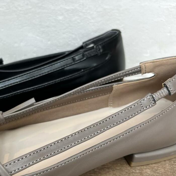 しまむら、レディースパンプス(taiyou)商品画像、ストラップ部分