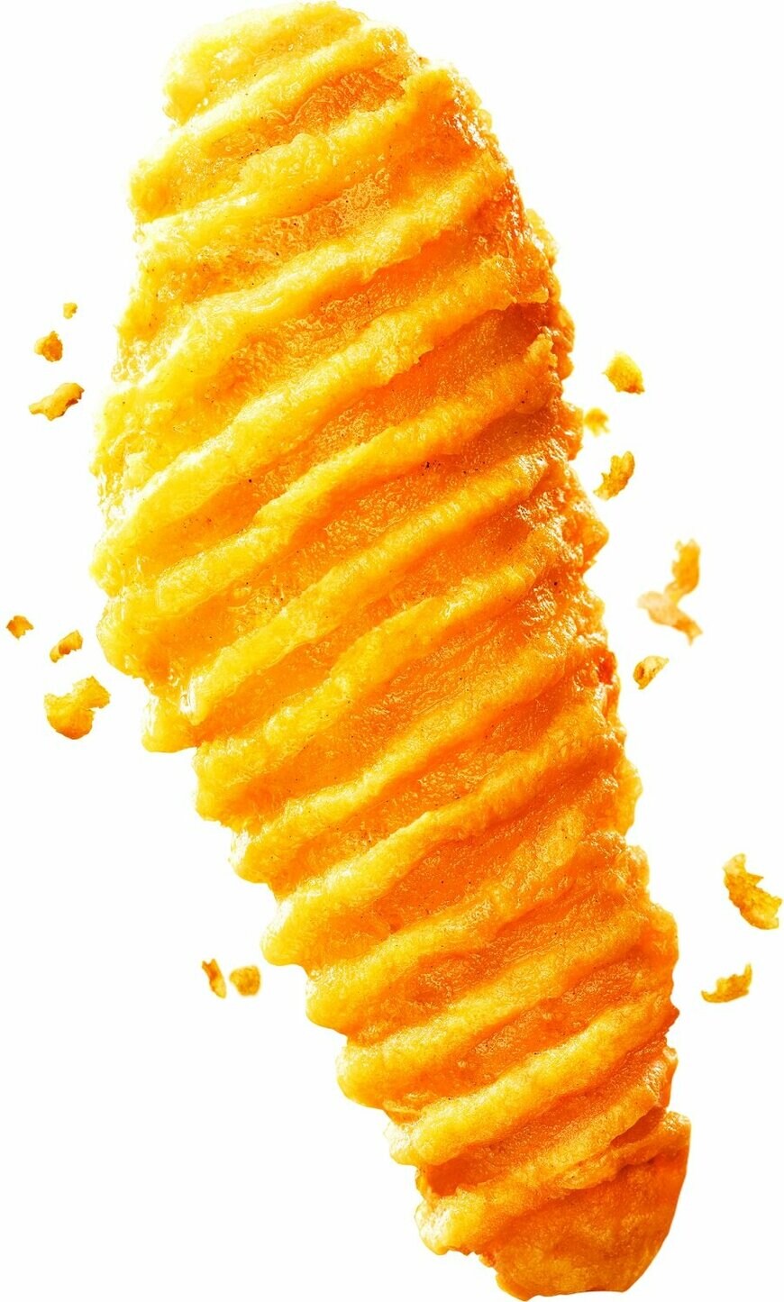 出所：株式会社ファミリーマート「1.2倍にデッカく、おいしさUP 累計1億8000万個販売の“人気チキン”を 価格据え置きで刷新 「新クリスピーチキン」 ～カリっと衣の梅しそ味も新発売～」