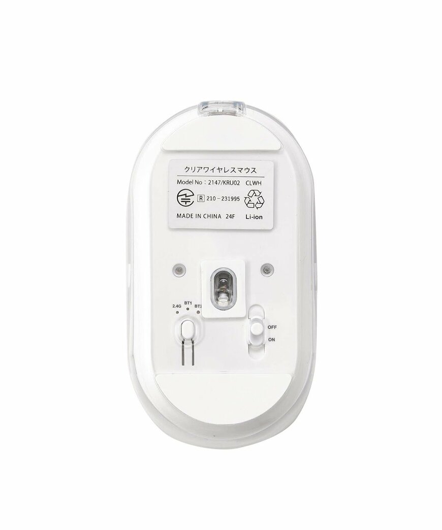 出所：パルグループ公式ファッション通販サイト 3COINS クリアワイヤレスマウス