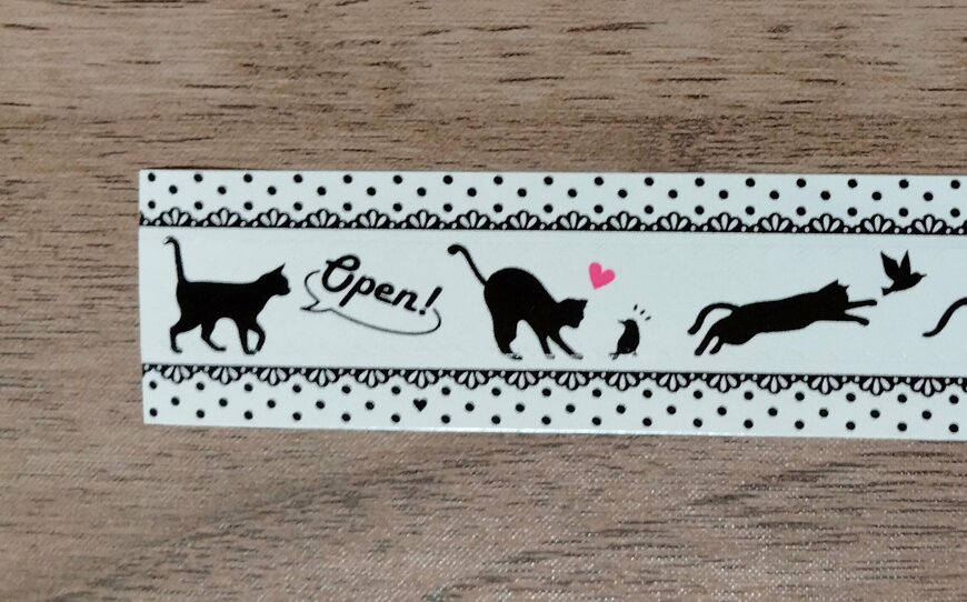 筆者撮影：ダイソー、ジッパーシール（CATS）