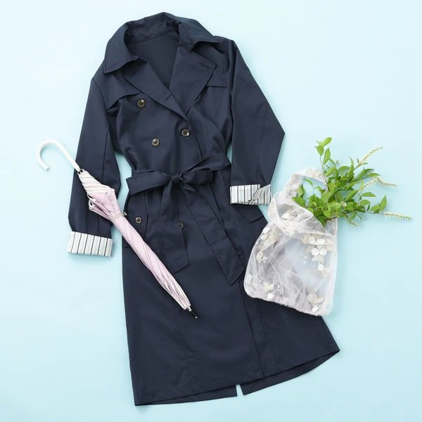 フランフラン公式　チュールバッグ ライトグレー×ライトパープルの画像