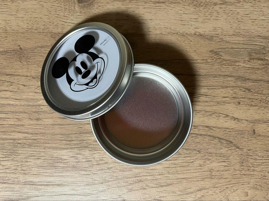 ダイソー、ミッキーのマグネット丸ケース