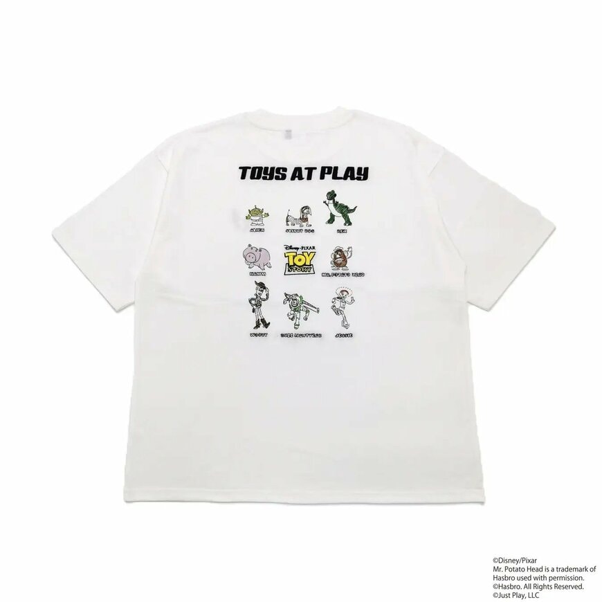 トイ・ストーリー 後並びTシャツ(裏面)の画像