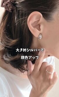 【60代マダム】Honeysの〈ストレートスカート〉で軽やかな大人カジュアルコーデ！上品なテラコッタカラーがおしゃれ