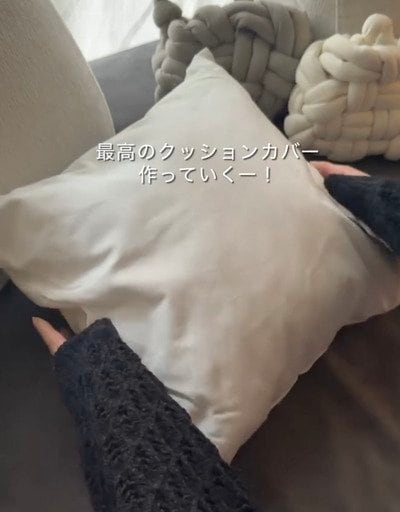 変身前のクッション