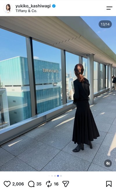 柏木由紀子のInstagram投稿