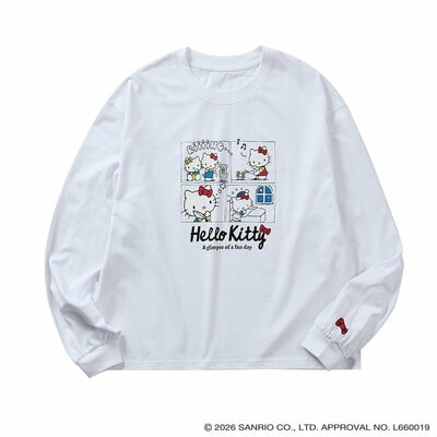ワークマン、 LA239 レディースサンリオキャラクターズ 長袖Ｔシャツ商品画像