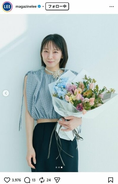 吉岡里帆が登場するLEEのInstagram投稿