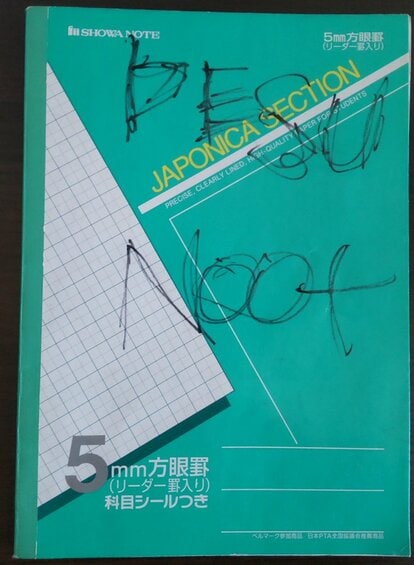 写真 | 部屋の掃除中に発見した黒歴史 ノートの表紙に書かれた文字が