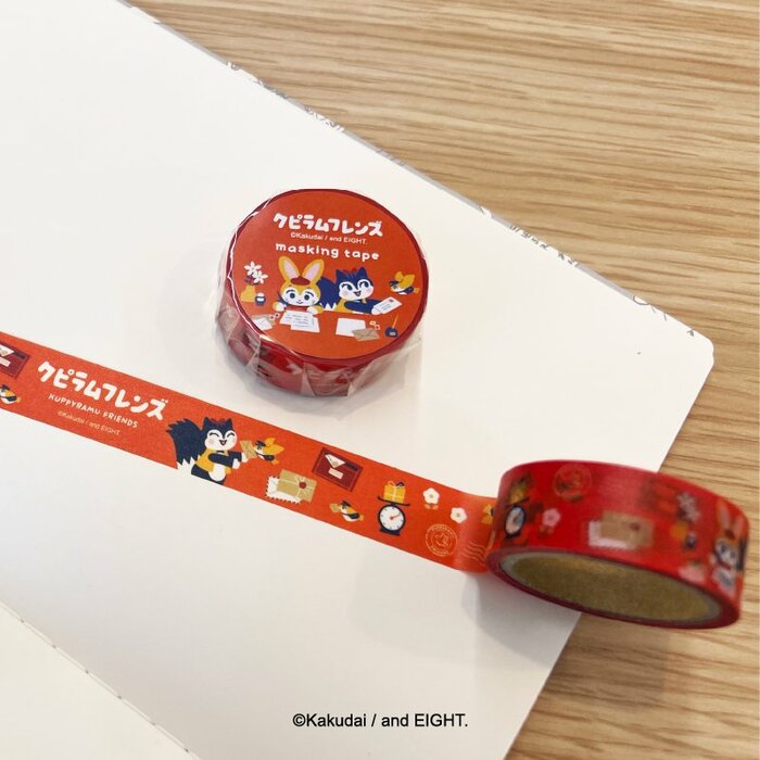 手帳やノートのアレンジやプレゼントのラッピングにもピッタリ