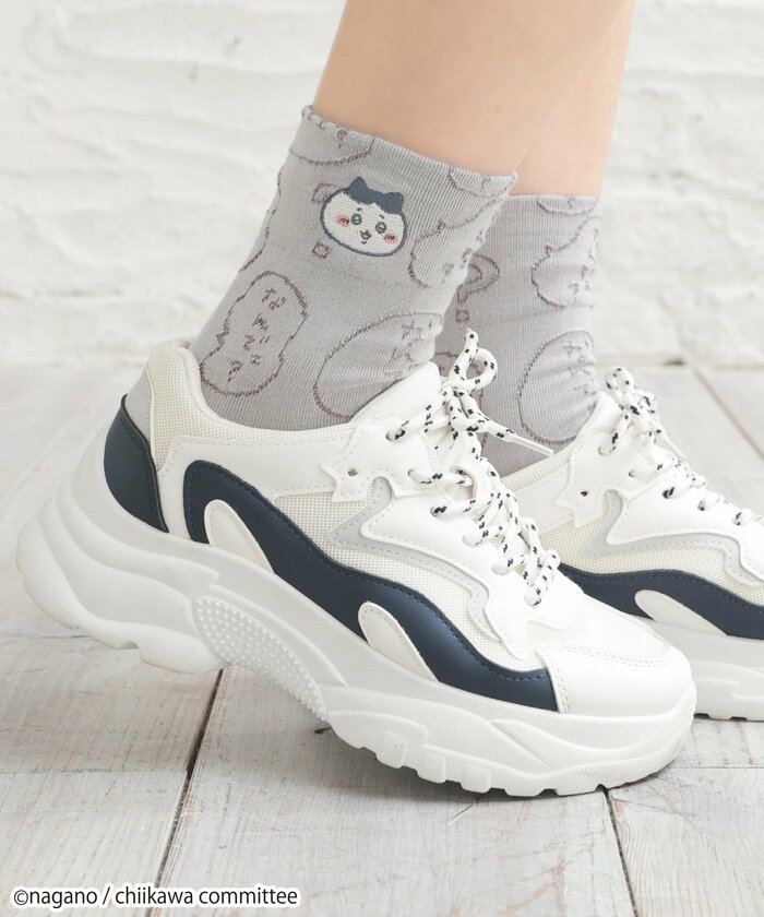 ハニーズ公式 ちいかわ/刺繍ソックス
