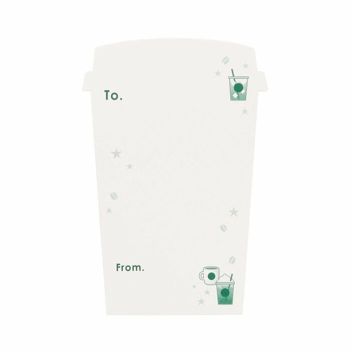 シンプルでかわいいメッセージカード