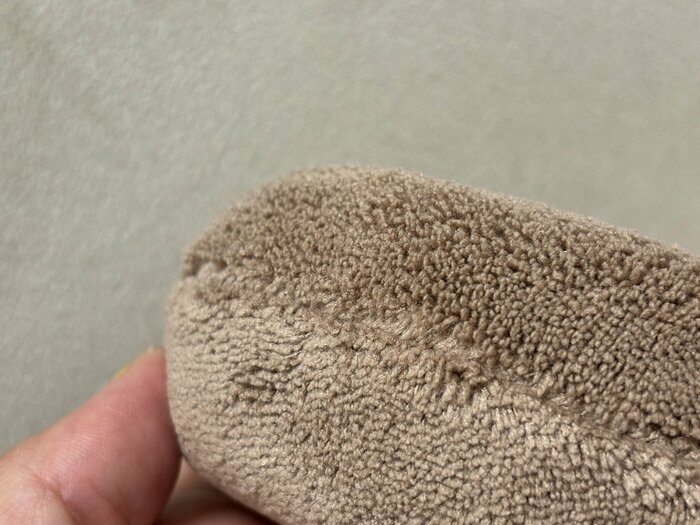 手洗い陰干し後の様子