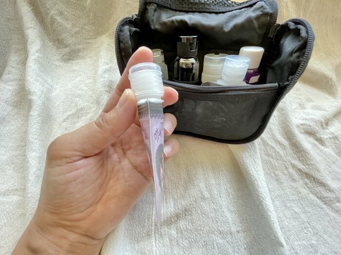 中身を満タンに入れても、キャップより厚くなりません