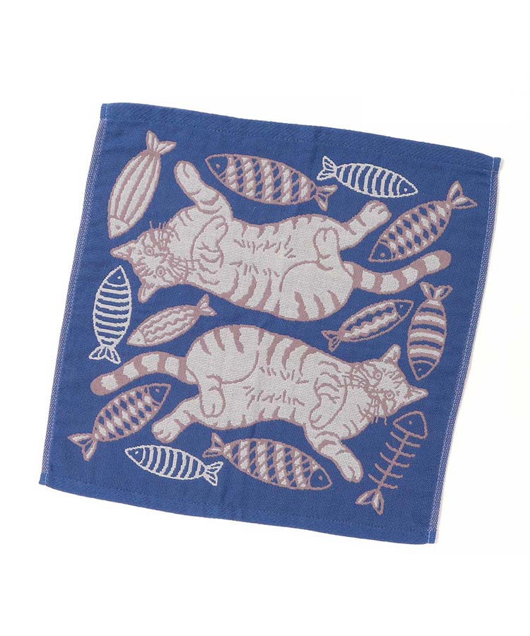 出所：ブルーブルーエ公式　CAT ALL3重ガーゼハンカチ