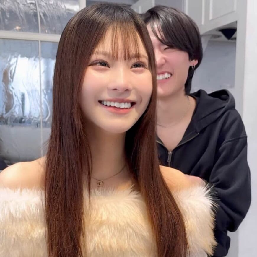 【大変身】前髪を重くしたい女性がカットで大胆イメチェン！「かわちい」と大満足