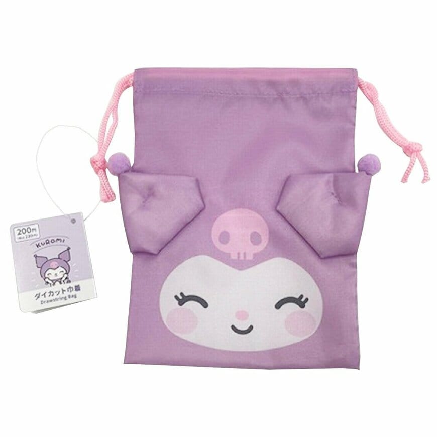 出所：ワッツ公式　sanrio クロミ　ダイカット巾着 360681