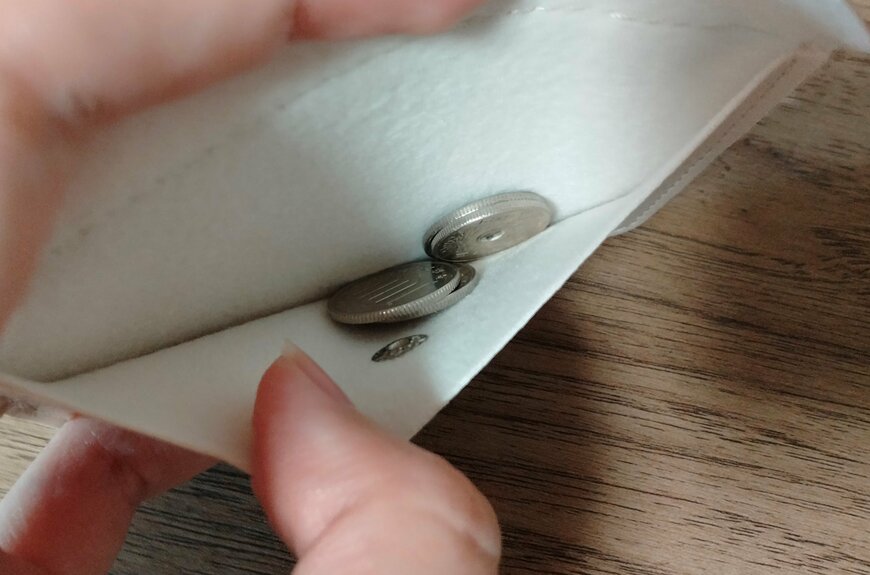 筆者撮影（セリア、パスケース）