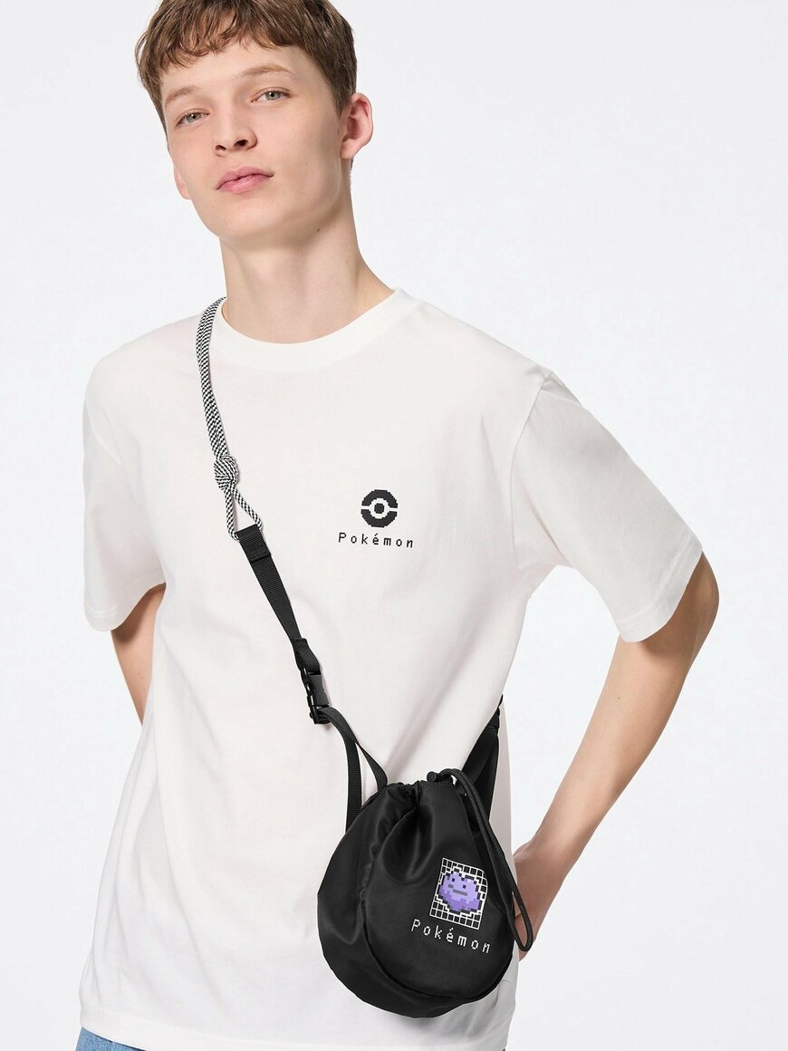 出所：GU公式　ショルダーバッグ Pokemon（09 BLACK）