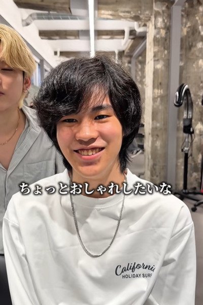施術前の男性