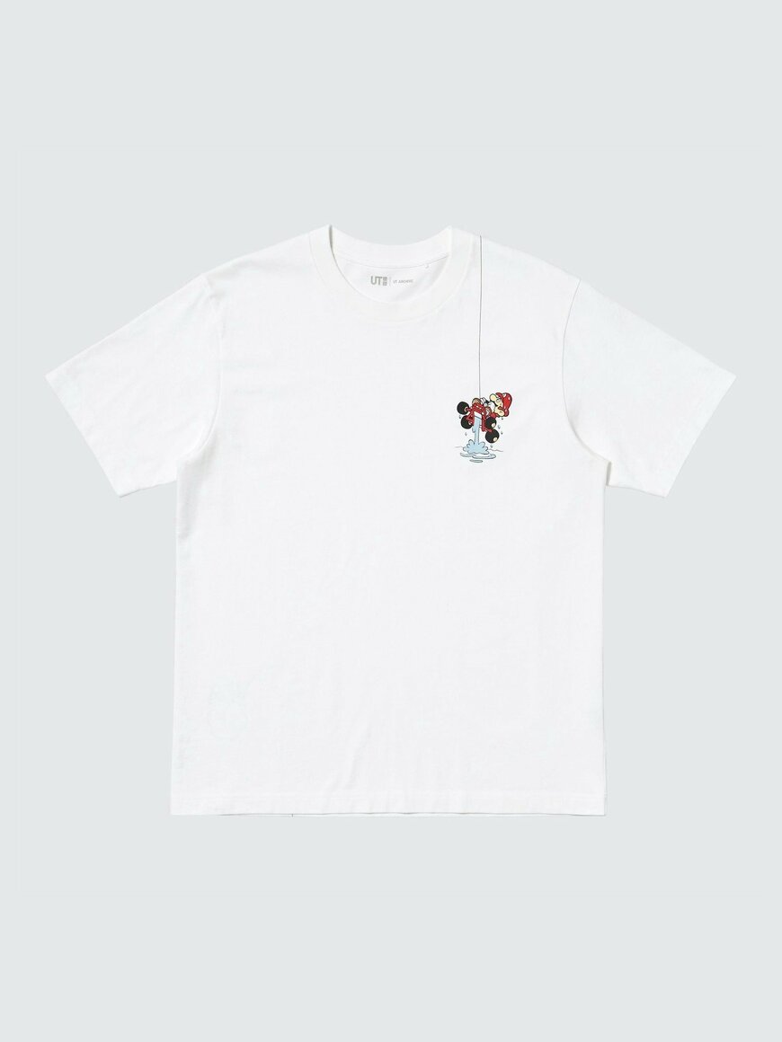 ユニクロ公式　UTアーカイブ スーパーマリオ UT　00 WHITE