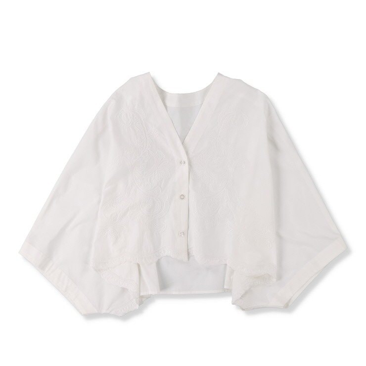 しまむら公式　レディース　ブラウス（SEASON REASON）／花柄刺繍の画像