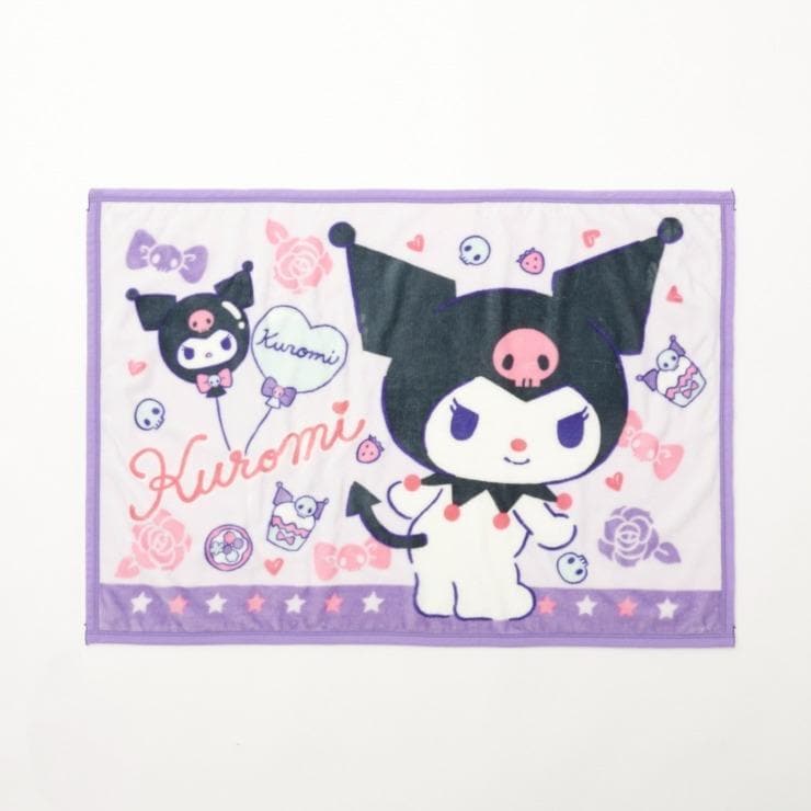 しまむら、ポーチ付ブランケット（ひざ掛けサイズ・サンリオキャラクターズ）画像