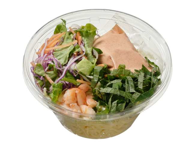 大葉と海老の明太子クリームパスタサラダ